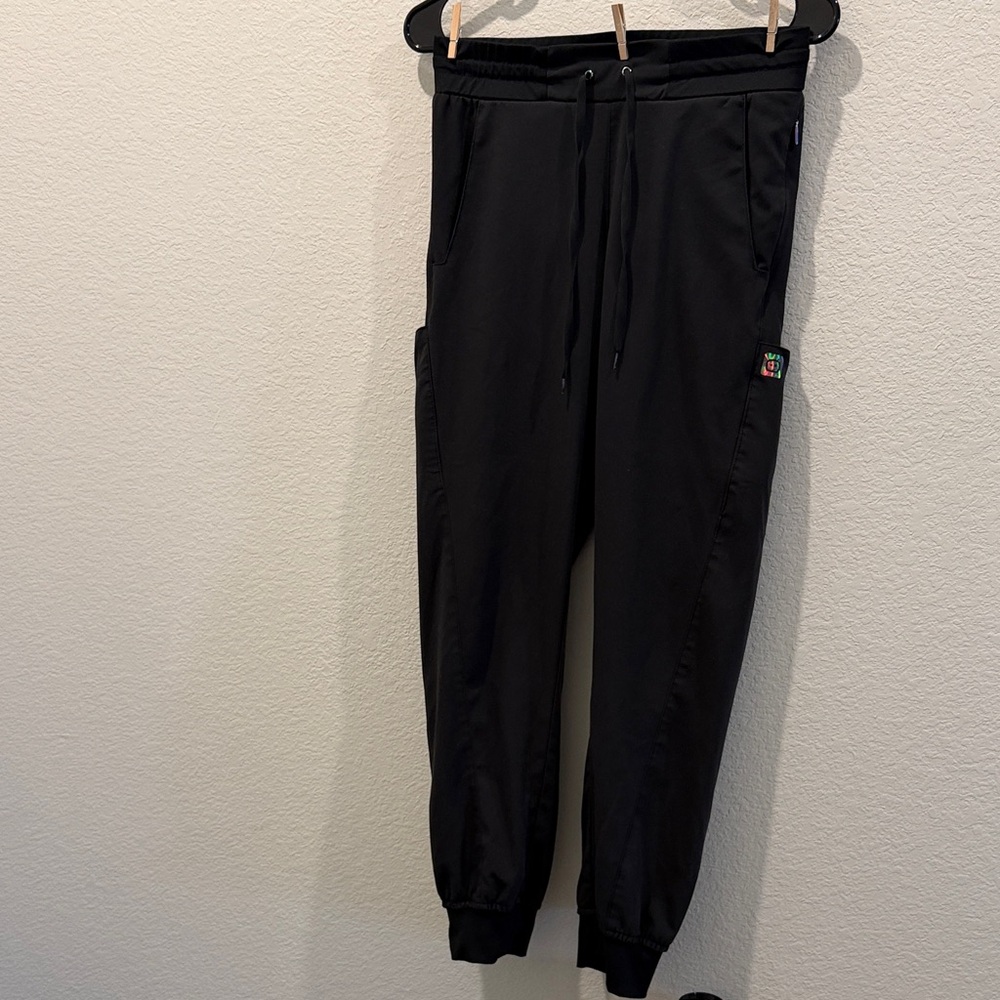 WonderWink Black Jogger Pants